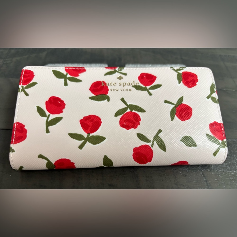 Kate Spade “Dana” Rosette Wallet - Picture 1 of 7